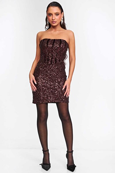 Andress Boutique Rochie mini Forema, Maro