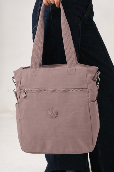 Solo Bag Valeria Vellini Damen Multi-Compartment Waterproof Crinkle Casual Cr...