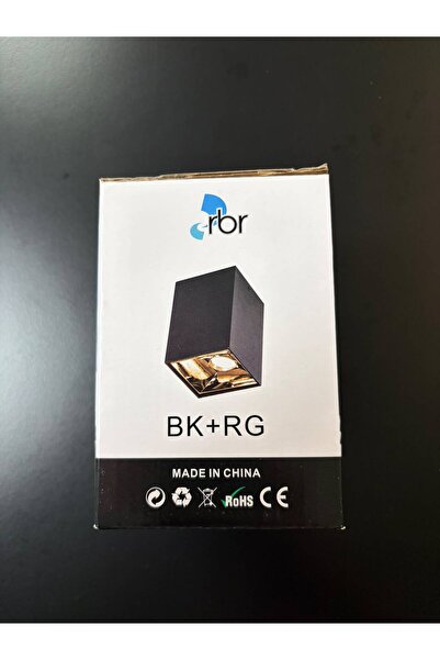 RBR -5525 KARE SPOT KASASI SİYAH-GOLD