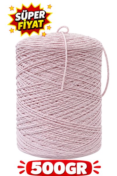 Akmonia 500Gr Pamuklu El Örgü İpi Amigurumi koton ip punch ipi Runner İpi