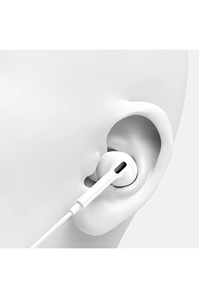 StepCo Type-C Silikonlu Kablolu Kulaklık iPhone 17 Serisi Uyumlu Beyaz, 234GNXV78