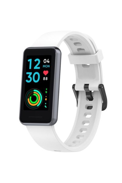 XGSM Curea de silicon Realme Band 2, Albă