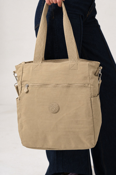 Solo Bag Valeria Vellini Damen Multi-Compartment Waterproof Crinkle Casual Cr...
