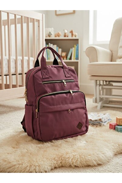 OMY Mother Baby Care Backpack Multi-Pocket Baby Bag with Bottle Compartment