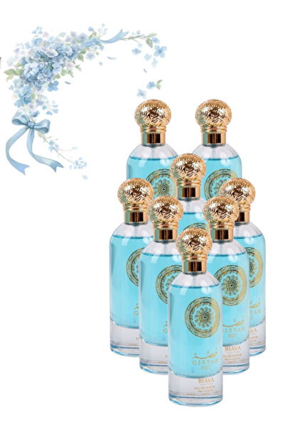 RIAVA PERFUMES 8 قطع عطر جيسة هوت بلو 85 مل