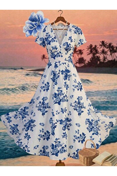 Sheya Rochie midi, albastru