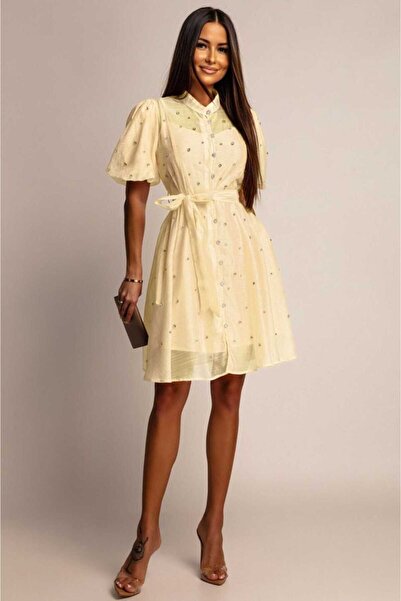 Andress Boutique Rochie mini Khloe, crem