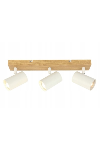 Reality Bandă luminoasă de tavan albă imitație lemn 3pl. Quentin 838503-37