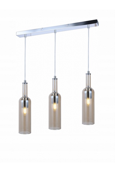Reality Candelabru BOTTLE cu 3 lumini chrome 332803-22
