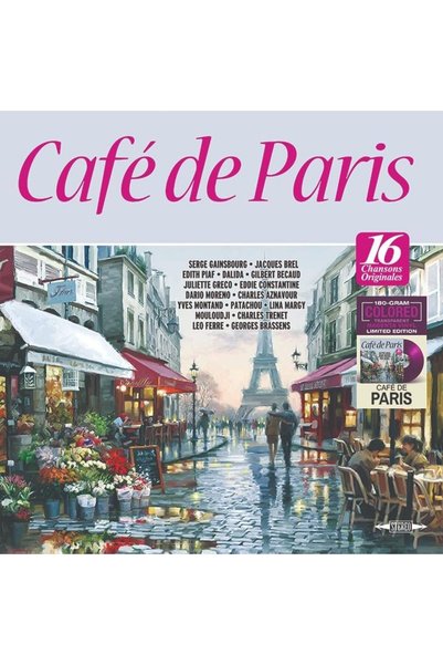 StepCo Cafe de Paris 16 Chansons Originales Renkli Vinyl Plak LP