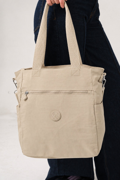 Solo Bag Valeria Vellini Damen Multi-Compartment Waterproof Crinkle Casual Cr...