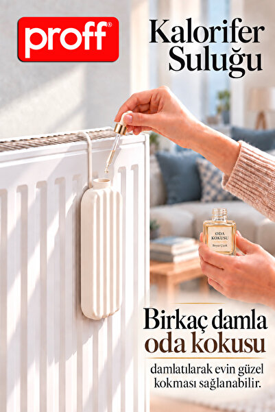 Proff Askılı Dikey Kalorifer Suluğu - Petek İçin Doğal Oda Nemlendirici Su Ka...