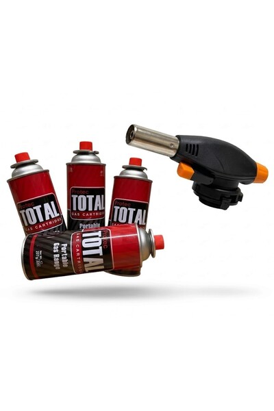 Otto Portable Gas Burner Package + 227g Cylinder Set - Camping & DIY.