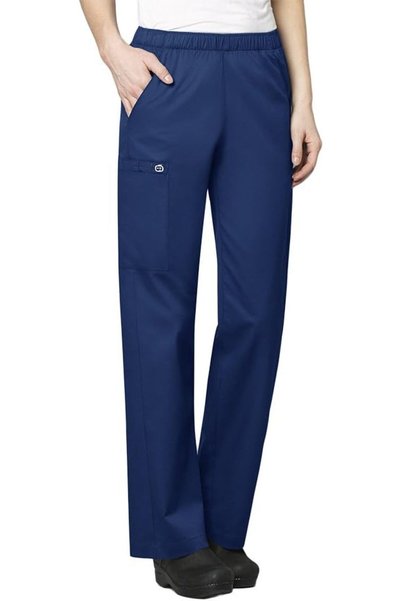 WINK WonderWink Plus Size Wonderwork Women's Pull-on Cargo Scrub Pant Tall
