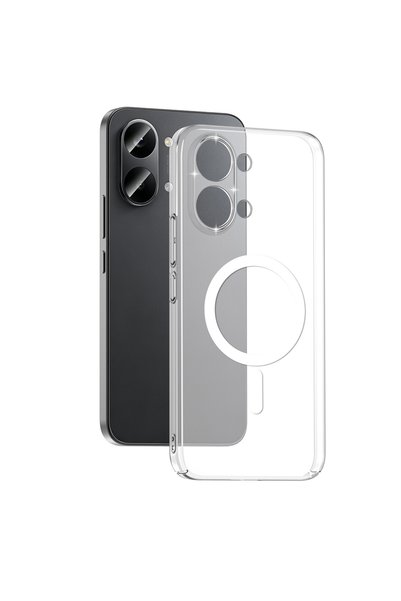 Techaks Xiaomi Poco X8 Pro Max Case Non-Yellowing Ultra Thin Hard Mica Magsaf...