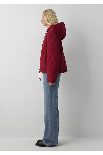 Mavi Woven Jacket Dark Red