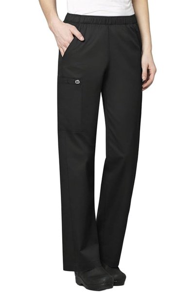 WINK WonderWink Plus Size Wonderwork Women's Pull-on Cargo Scrub Pant Tall