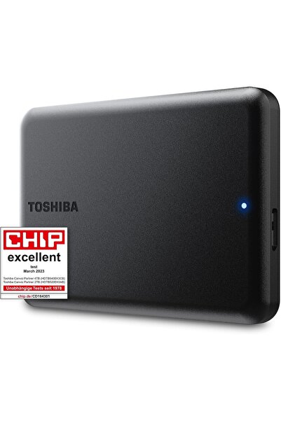 StepCo Canvio Partner 2 TB taşınabilir 2, 5 inç harici HDD, USB 3.2 Gen 1, Mac ve Windows ile uyumlu, USB i