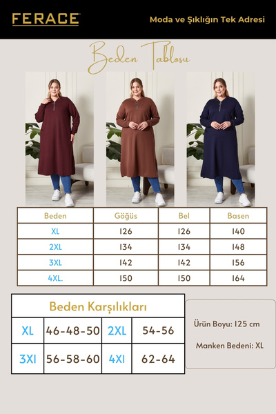 Ferace Women's Plus Size Tunic