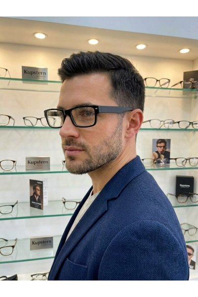 MERISU Siyah Unisex Gözlük – Optik Cam Değişimine Uygun 54 ☐ 18 – 145