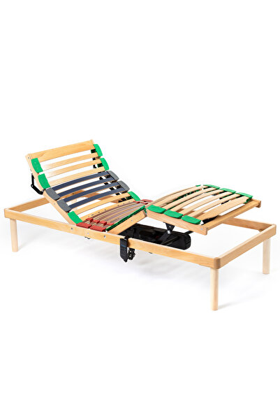 CBS EXPORT Somiera electrica Relax RES1 90x200 cm, H 35 cm din lemn fag strat...