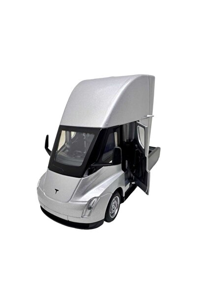 Generic Brand Machetă Camion Electric, 1:24, metal uși deschise sunet și lumi...