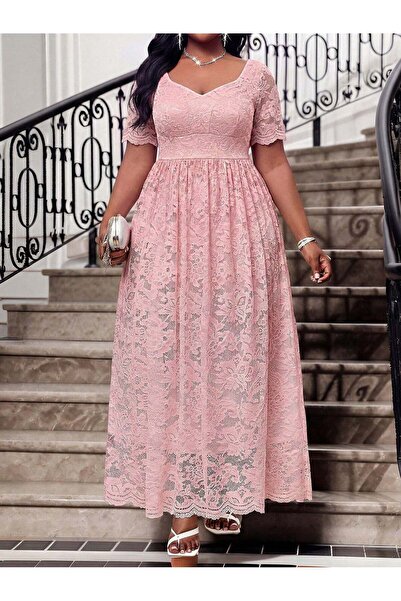 Sheya Rochie maxi, roz