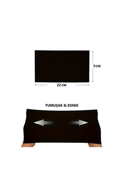 Cherry Lemon Wide Thick Large Metal Ring Studded 8Pcs Hole Y2K Hair Band Cotton Punk Bandana Pinterest 9-10cm