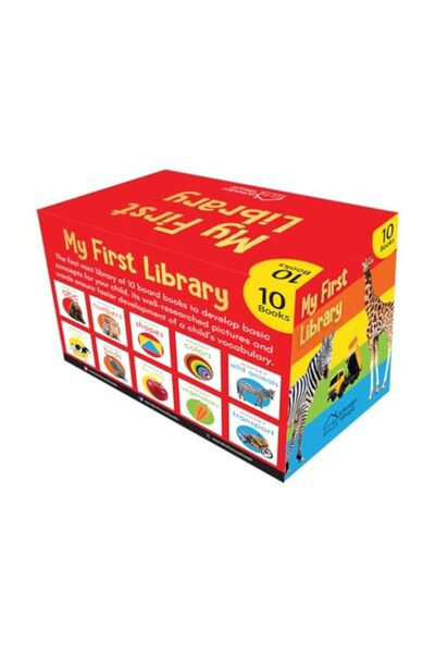Jarir Bookstore مكتبتي الأولى: مجموعة من 10 كتب مقواة للأطفال