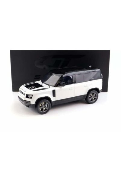 Gtspirit 1/12 جي تي سبيريت GT554 لاند روفر ديفندر 110 P400x أبيض/أسود 2021