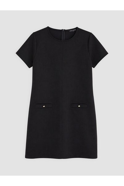 LC Waikiki Quality Pieces from Çelebi Store Suede Look Mini Dress