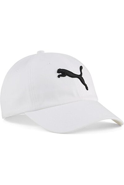 PUMA AVIS قبعة بوما للأطفال ESS PUMA CAT BB Cap Jr PUMA باللون الأبيض، للأطفال