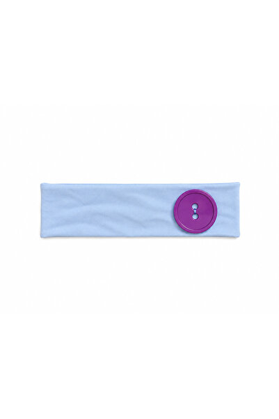 Cherry Lemon Button Detailed Y2K Pinterest Cotton Stretchy Soft Hair Band Pun...