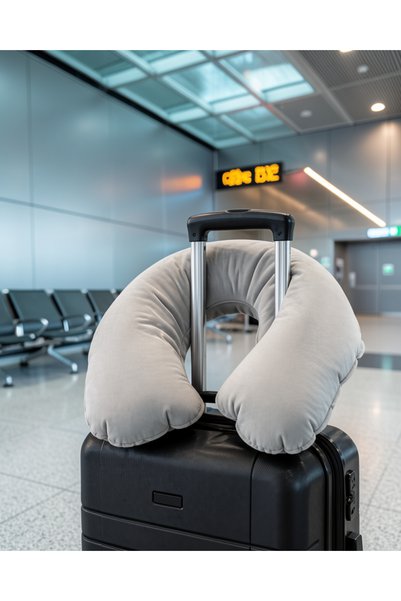 ASTRALTECH Portable Inflatable Neck Pillow U-Shaped Design