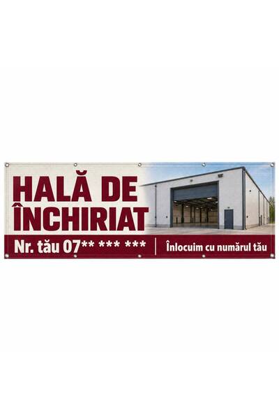 ShopPrint Mesh hală de închiriat cu numărul tău, 300x100 cm, mesh cu tiv și c...