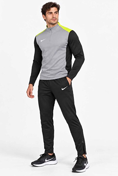 Nike Erkek Dri-FIT Antrenman Eşofman Takımı Drill Top ve Dar Kesim Spor Panto...