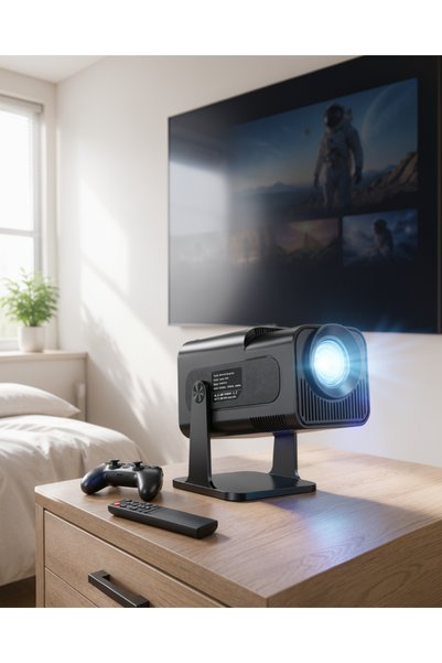 ASTRALTECH Taşınabilir Android Projektör 1080P Full HD XUCZHCS350PROPROJEKSİYONNNNNN-6