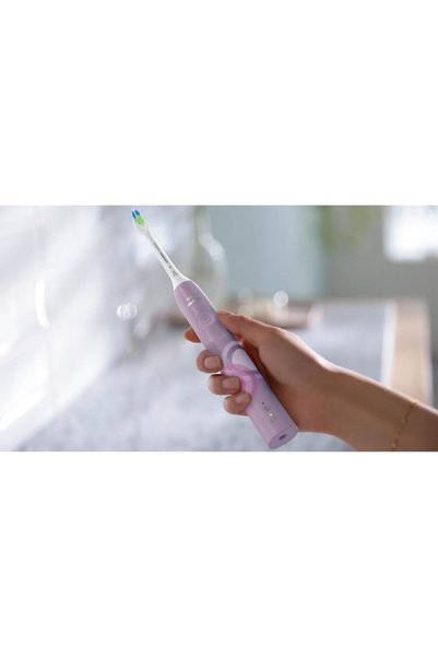 PHILIPS SONICARE Periuță de dinți electrică Seria 4100 HX3689/44, 31000 mișcări/min, 2 programe, Mov, 1 cap de periuță
