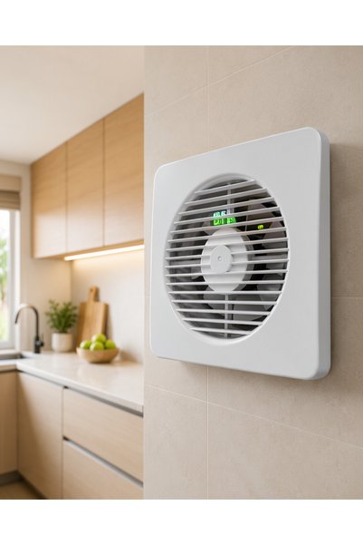ASTRALTECH 150 mm Duvar Tavan Aspiratör 320 m³/h Hava Aktarım Kapasiteli