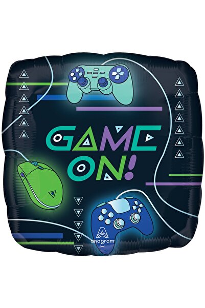 Anagram Balon din folie pentru gaming  "Game On " 43 cm