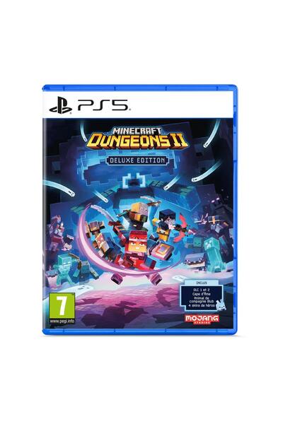 Sony Minecraft Dungeons II Deluxe Edition PS5 Oyun – 1-4 Oyuncu Co-op Aksiyon Macera + DLC 1 ve 2