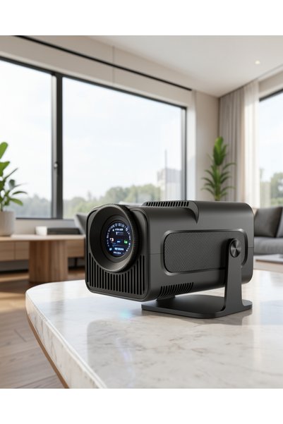 ECRUZ Taşınabilir 4K Android Proje Yeni Nesil UCZZHCS350PROPROJEKSİYON3