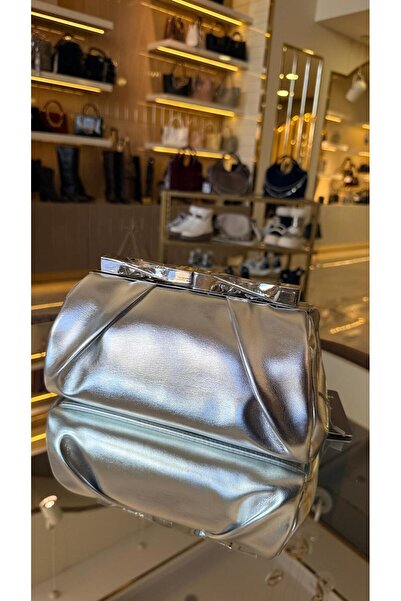 DUYGUSHOESBAG Imported Women's Handbag 27418 Silver