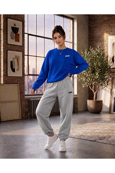 Gutsy SET 2 PIESE HĂRĂȘI DE TRENING CU GULER ROTUND MODEL UNISEX CU DUBLU STRAT