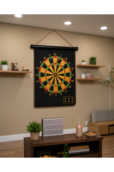 helinaria Foldable Magnetic Dart Game Set 6 Arrows