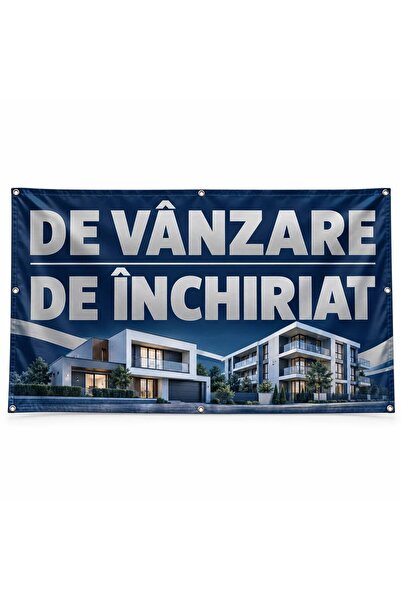 ShopPrint Banner de vânzare / de închiriat – model panoramic 9, 200x100 cm, f...