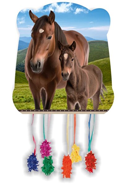 BEENsmile Piñata de petrecere cu cal din frânghie 28x33 cm
