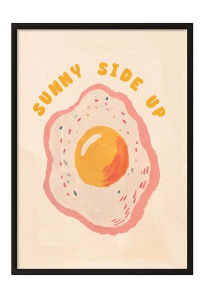 Postifull Αφίσα «Sunny Side Up» – Πίνακας με μαύρο πλαίσιο Αρ. 160332