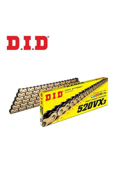 D.I.D DID 520VX3 Gold X - Ring Zincir-120 Bakla