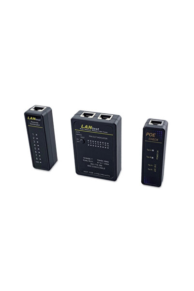 EQUIP Tester cablu de rețea negru 129968